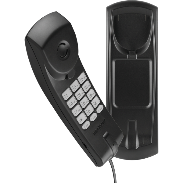 Telefone Interfone Gôndola Com Fio Tc 20 Preto Intelbras - Para casa, apartamento