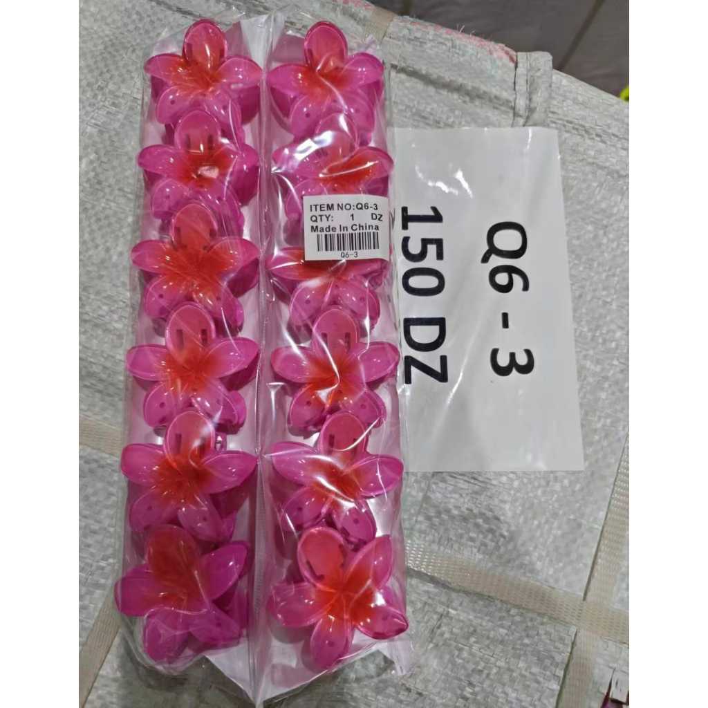 PRSTAS DOURADOS // COR UNICO // OUTUBRO ROSA // 6CM Piranhas de Cabelo Flor de Feriado de Praia–PARA FESTA de CORES