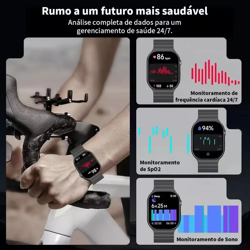 Smartwatch BML com Tela Amoled Curva 1.46" — foto 6