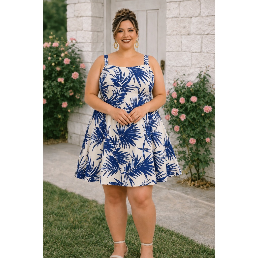 Vestido Feminino Regata Alça Curto Plus Size  Malha Mais Vendido GG G1 G2