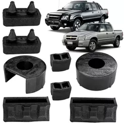 Kit 8 Bucha Reparo da Dobradiça Tampa Traseira Para Chevrolet Gm S10 1995 Até 2011 Todos