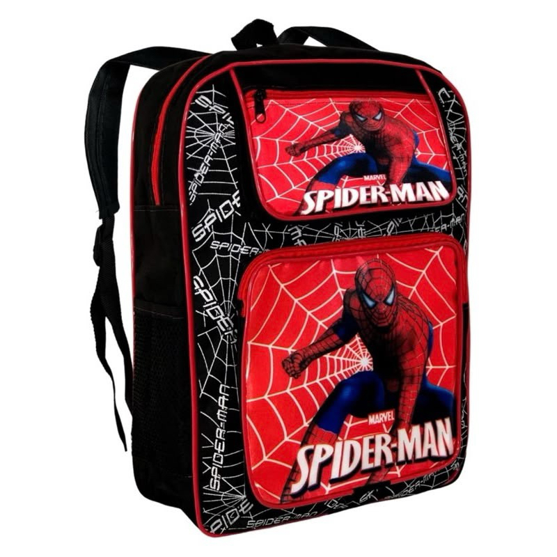 Mochila Escolar Infantil Grande Menino ,Homem Aranha