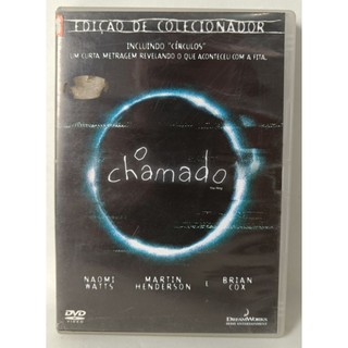 DVD O Chamado Dublado Edição de Colecionador filme terror ano 2002 DreamWorks clássico colecionador