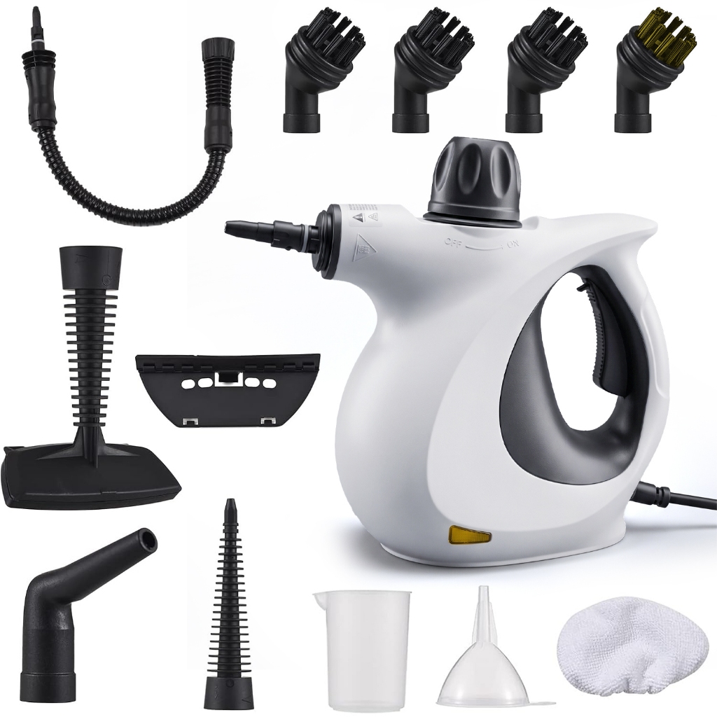 Limpador a Vapor Portátil de Alta Pressão 220V com Acessórios para Cozinha, Banheiro, Sofá, Vidros e Carro