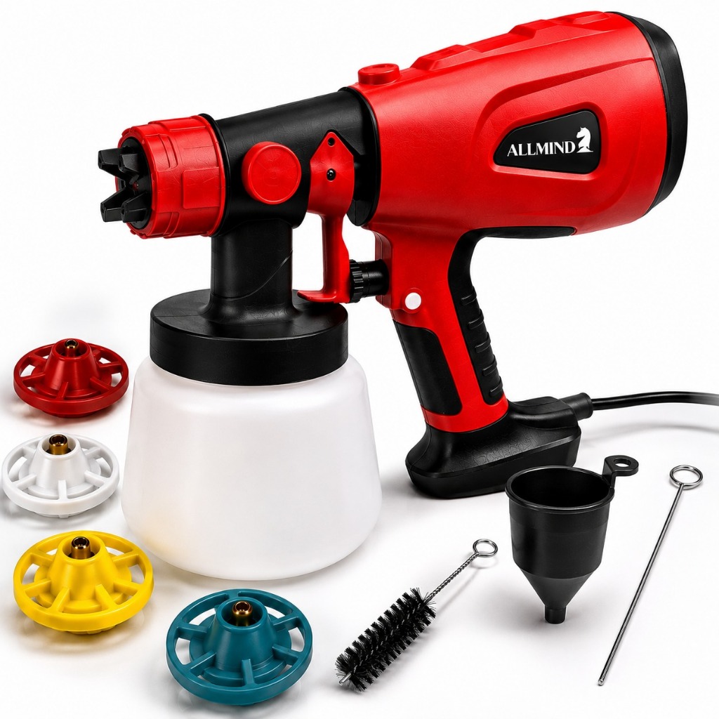 Pistola Pulverizadora Pintura Elétrica Pulverizador Tinta 900w Profissional Bico