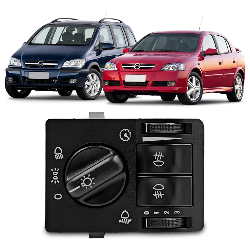Botão Comando Farol Interruptor Cherolet Astra 99 a 2011 Zafira 2001 a 2012