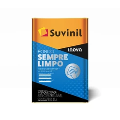 Tinta Acrílica Suvinil Sempre Limpo Fosco Lavável Quarto de Criança Infantil Brincar Decorar 18L