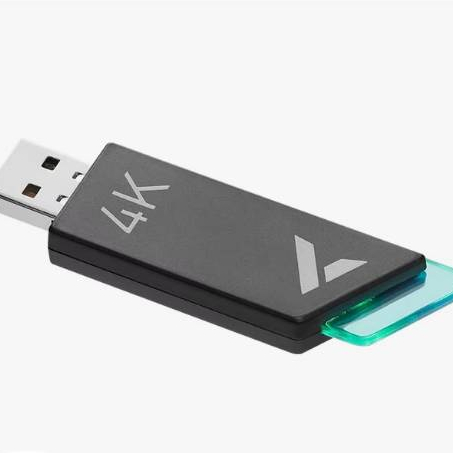 Receptor Rapoo V2M 4K Wireless USB Gamer 4000Hz Baixa Latência Mouse VT9 Pro VT9S VT950 Pro\preto com detalhes azul