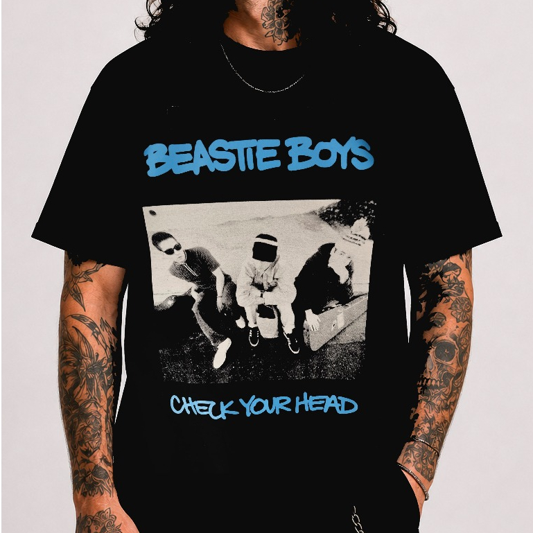 Camiseta Beastie Boys Check Your Head Hip Hop Rap | 100% Algodão | Estampa Silkscreen