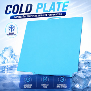 Placa Fria Magnética Cold Plate Bambu Lab A1 A1 Mini P1P P1S X1 X1C X1E Impressora 3D PLA PETG