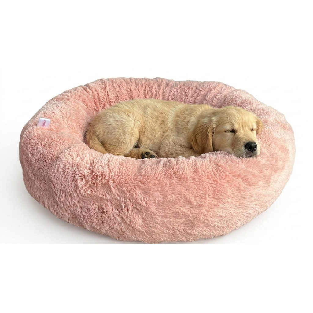 Cama Pet Nuvem em Pelucia  com Ziper Capa Removivel Tamanho G 70x70cm  Cachorro e Gato