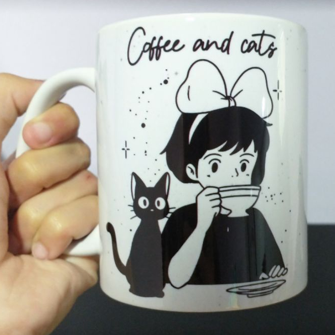 Caneca De Porcelana Aesthetic Serviço de entregas da Kiki