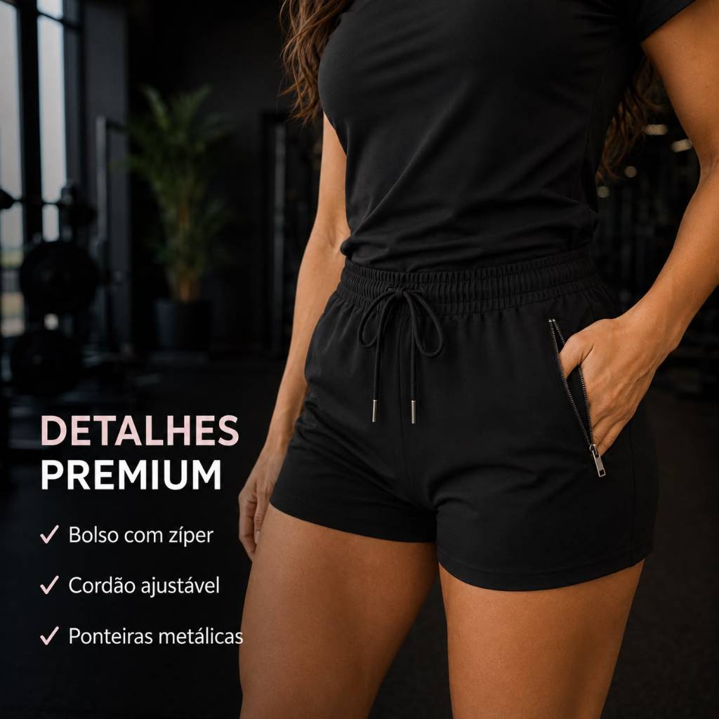 Conjunto Academia Feminino Dry Fit com Short — foto 3