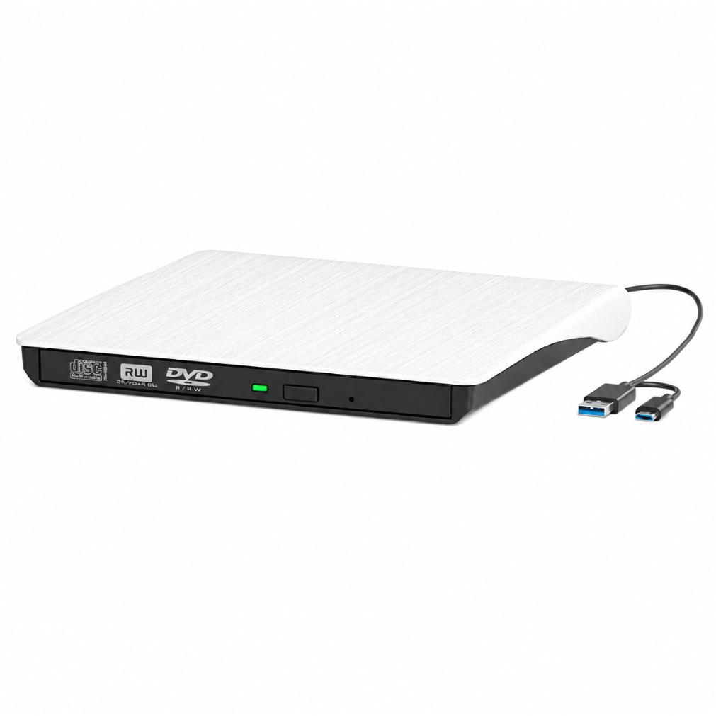 Drive Gravador Leitor Dvd Externo Usb 3.0 + Type-c Portátil Pc Notebook e Macbook ATEK AGR-G3001