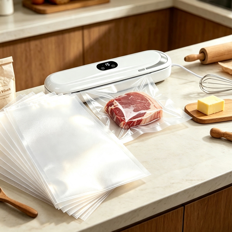 Seladora a Vácuo para Alimentos 110V com 50 Sacos Inclusos