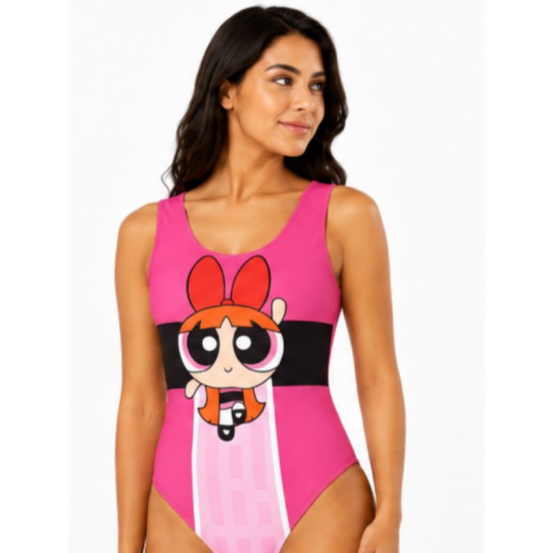 Body Feminino Estampado Meninas Superpoderosas – Florzinha– Confortável do P ao GG