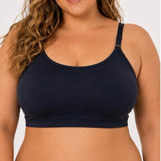 Sutiã plus size 50 52 54 56 58 60 SEM bojo super confortável alça com regulágem lateral larga