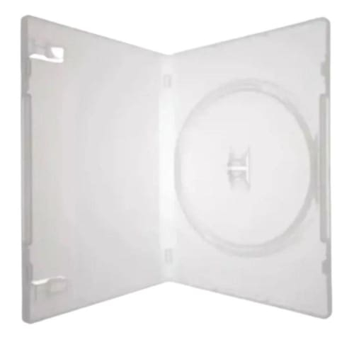 Kit 5 Case Estojo Capa Acrilico Importado para Dvd da Marca Scanavo Premium Original