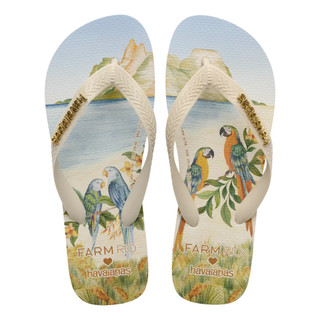 Chinelo Havaianas Farm Arara Lançamento