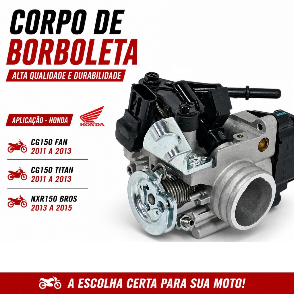Corpo Injeção Tbi Completo Moto Cg 150 Fan Titan 2011 2012 2013 Nxr 150 Bros 2013 2014 2015 — imagem 2 de 2