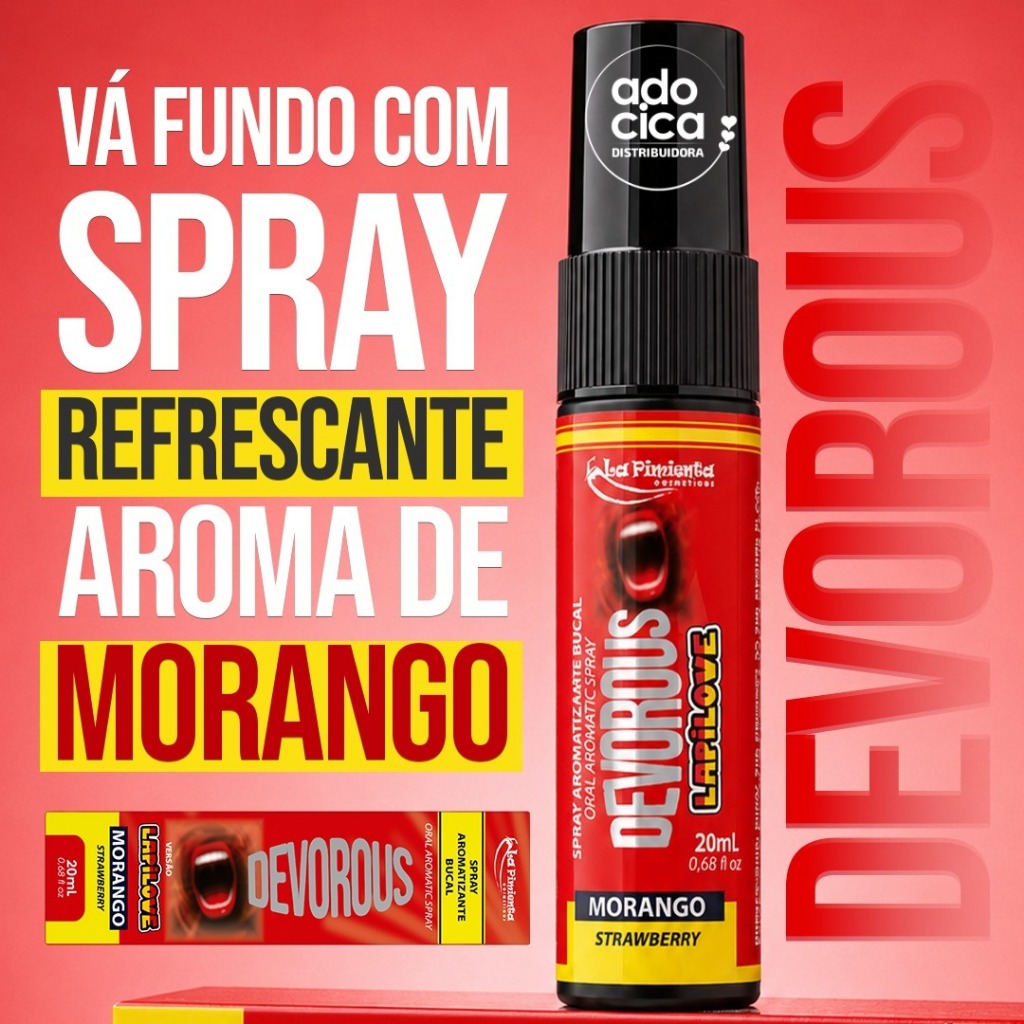 SPRAY DEVOROUS LA PIMIENTA O MAIS VENDIDO PARA IR BEM FUNDO