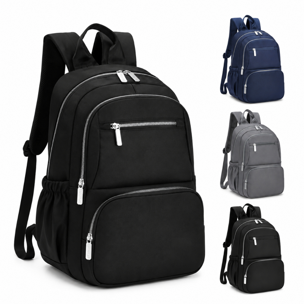 Mochila Bolsa Feminina Impermeável Grande Resistente Notebook Escolar Faculdade Viagem Moderna