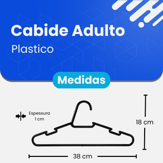 60 unidades cabide redondo resistente adulto - Kaziva · foto 2