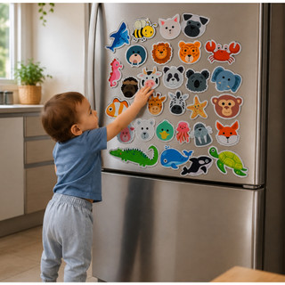 Brinquedo imãs de animais - brinquedo infantil menina (o) - Manta Magnética - brinquedos educacionais - Brinquedo menina