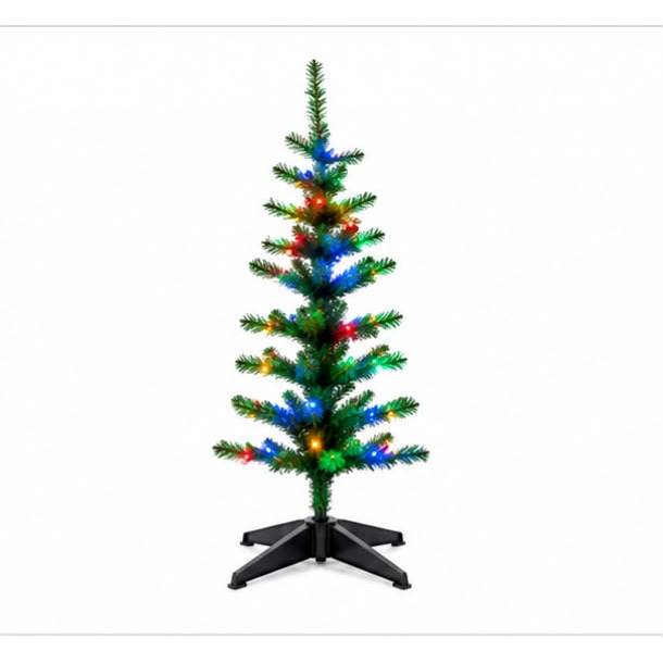 Árvore De Natal 150cm 280 Galhos Zenx Medali + Pisca 100 led brinde — imagem 2 de 2