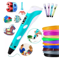 Caneta De Impressão Mágica 3D Grátis 10M DIY PLA Filamento Desenho Brinquedo Presente De Aniversário Criança