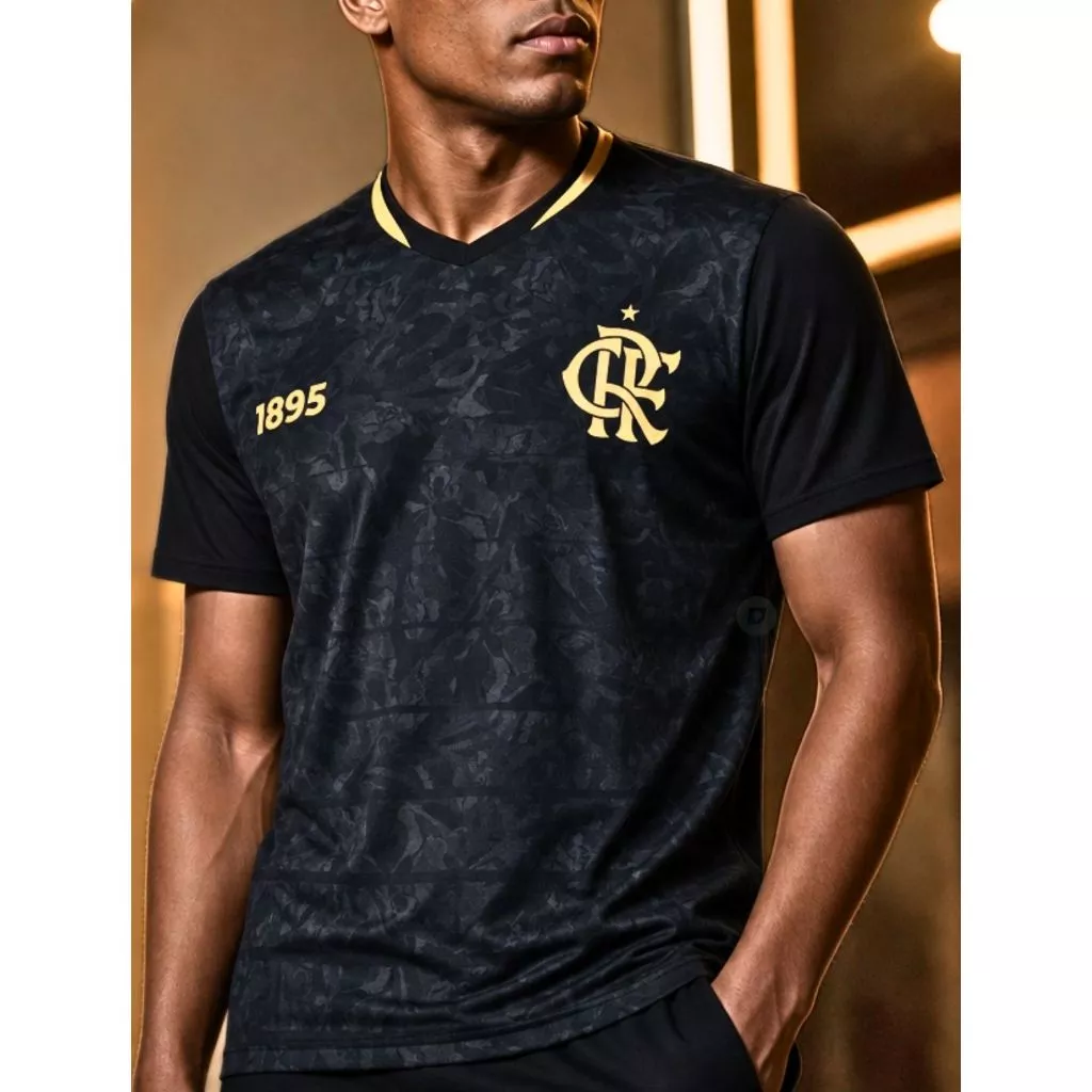 Camiseta Flamengo Masculino Brook 2025 Camisa Licenciada Oficial - Original — imagem 1