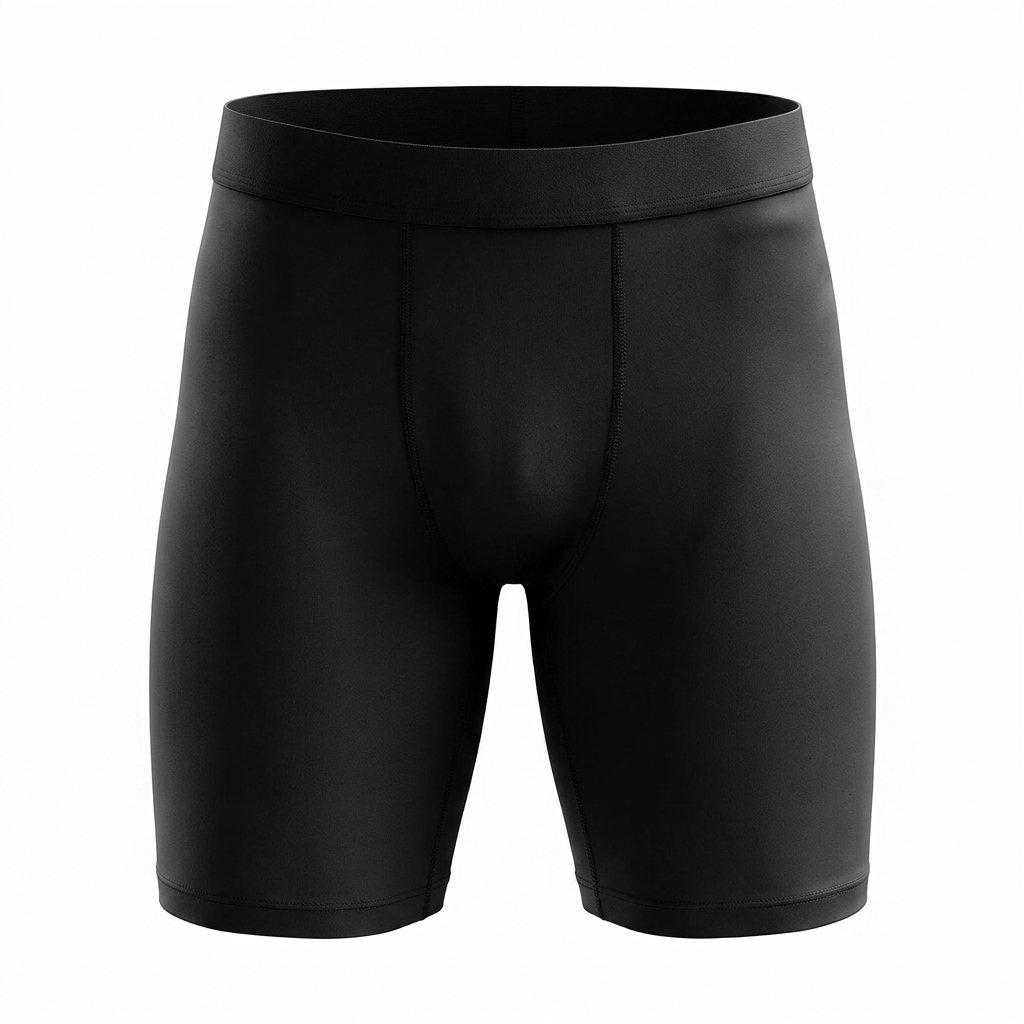 Bermuda Térmica Compressão Masculina Proteção UV 50+ Shorts Poliéster