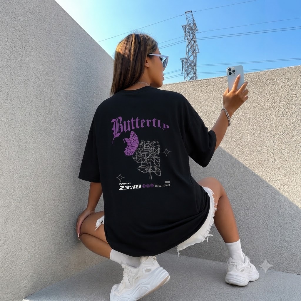 Camiseta Oversized Algodão Streetwear Feminina Masculino Estampada Gola Redonda Confortável Academia Treino Plus Size