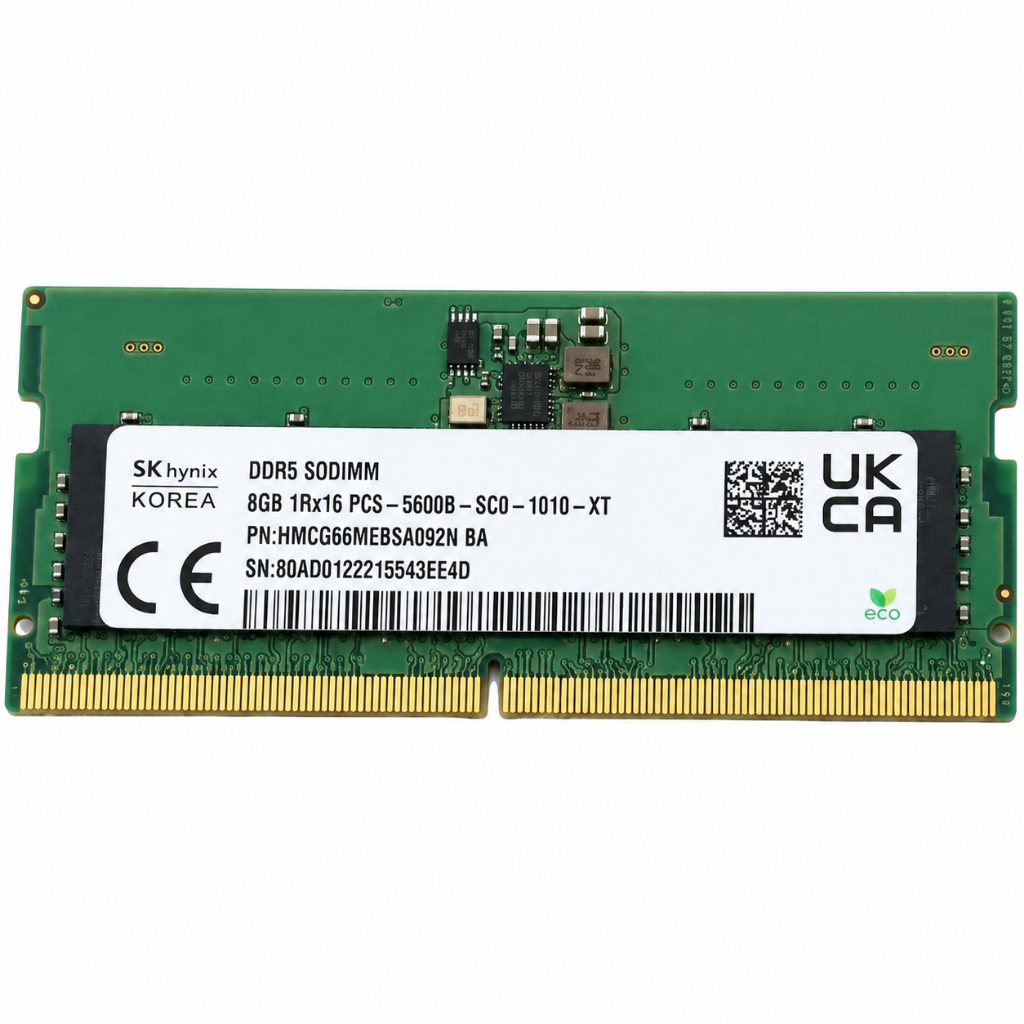 Memoria Ram DDR5 8GB LAPTOP SODIMM 4800MHZ 5600MHZ NOTEBOOK ADATA/XPG/CRUCIAL/SA