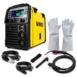 Kit Máquina de Solda Multiprocesso 3 em 1 MIG 160A Bivolt MMA TIG Lift + Luva de Raspa - Pró Euro