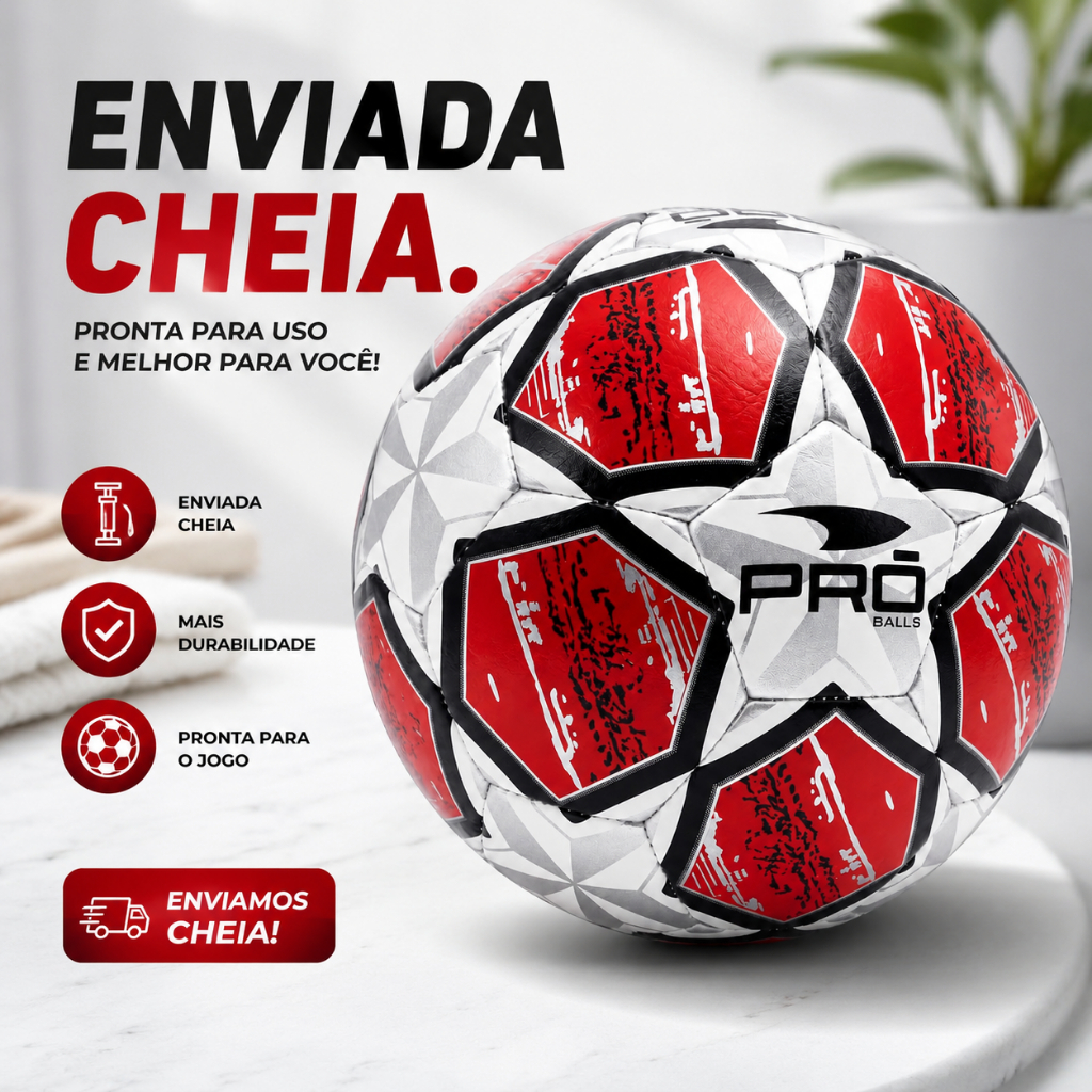 Bola de Futebol Tamanho 5 Campo / Society com costura dupla Envio Rápido - MODELO SORTIDO - ENVIADA CHEIA.