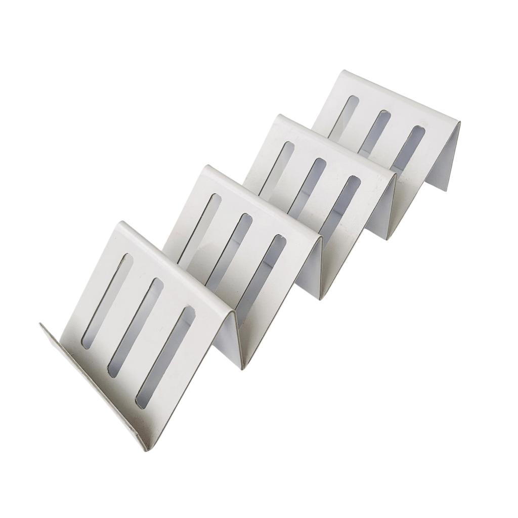Kit Com 10 Displays Tipo Escadinha Para Frios Vazada para Açougues, Mercados, Padarias