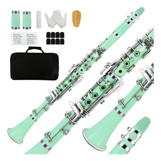 Clarinete Si Bemol Vedo 17 Chaves Em Abs, Kit Completo Ideal