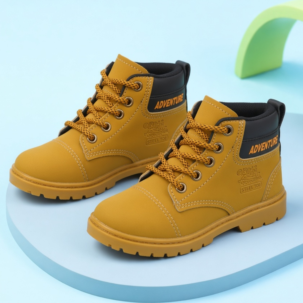 Botinha Infantil Bota Confortável Leve Macia para Meninos e Meninas
