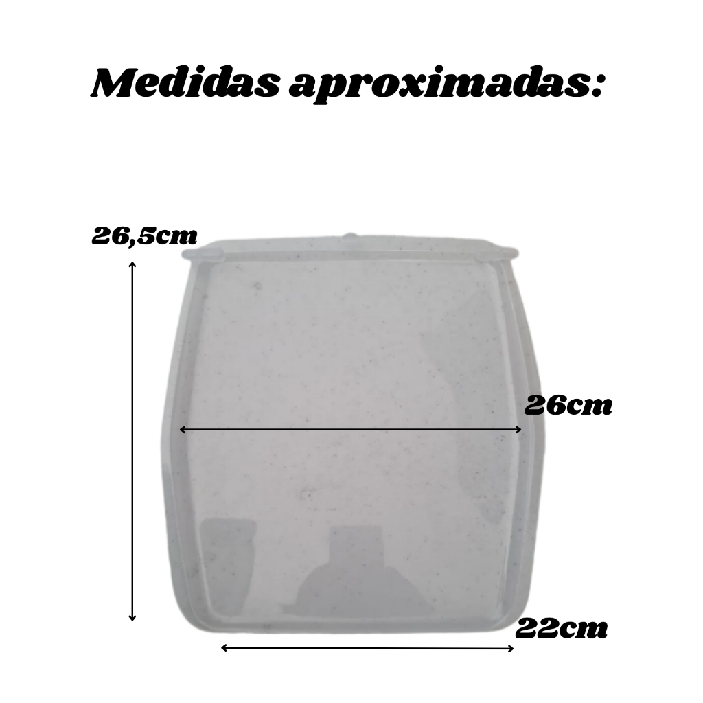 Portinhola Basculante Reposição Banheiro Fechado Caixa Gato — imagem 2 de 2