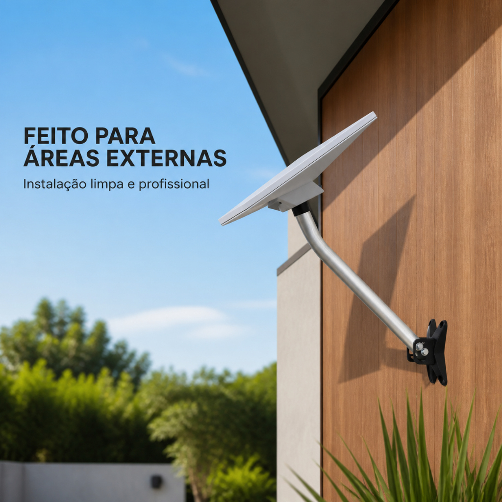 Suporte Antena Starlink Mini 4 Geração 360 Graus Externo Parafusos Inclusos
