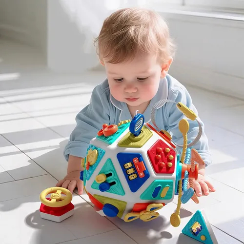 Brinquedo interativo Sensorial Infantil 22 em 1 Montessori Autismo TDAH · foto 2