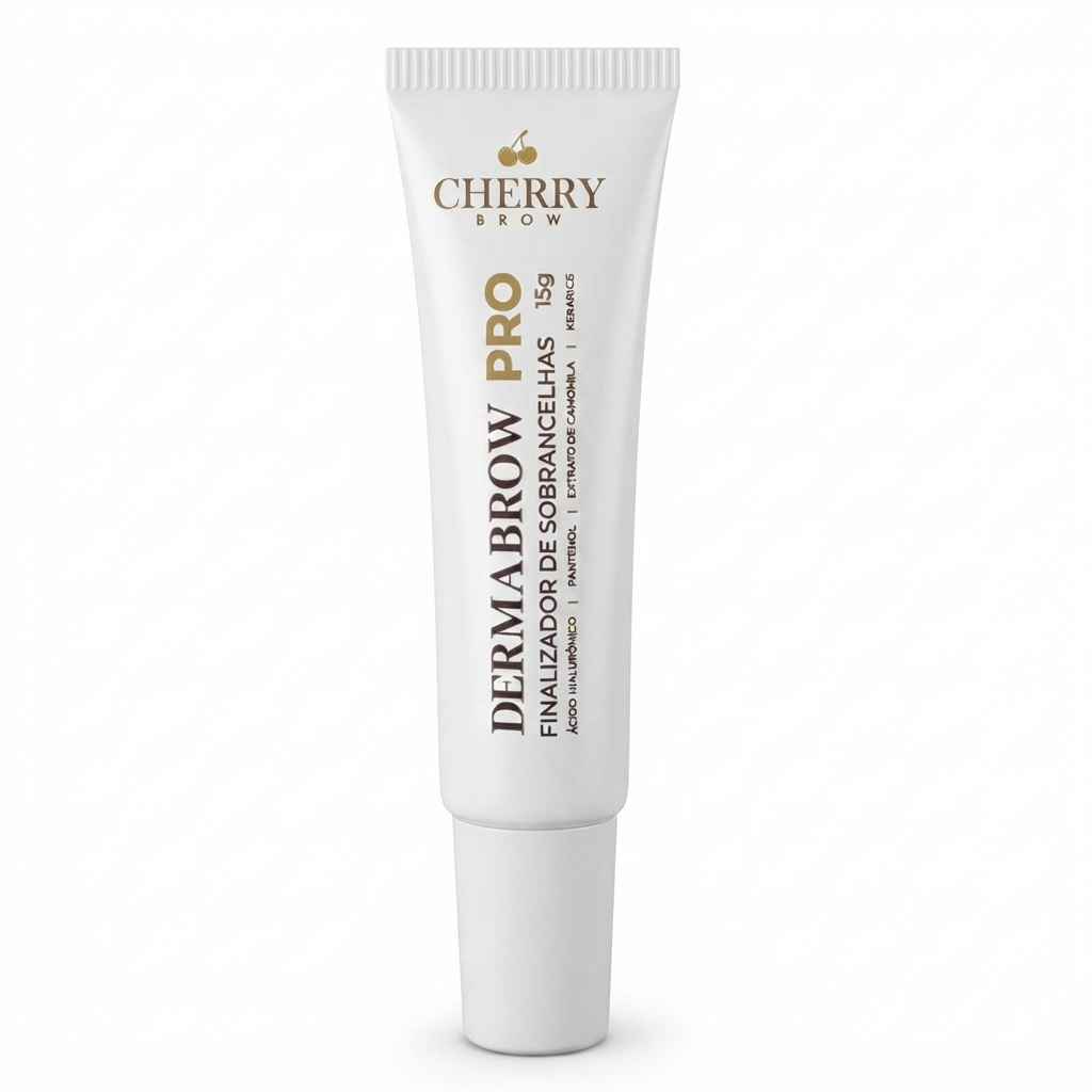 Finalizador de Sobrancelhas Dermabrow Pro Cherry Brow 15g Profissional — imagem 2 de 2