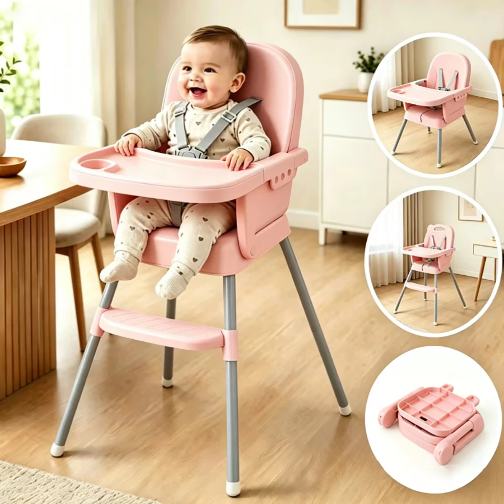 Cadeira De Alimentação Portátil Bebê Multifuncional Baby Seggura cadeirão Ajustável Removível e lavável P19