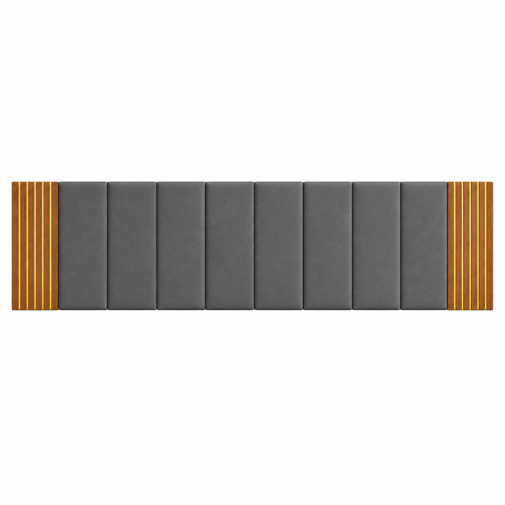 Kit Cabeceira Modular + Painel Ripado MDF Para Cama Solteiro Casal Queen King Envio Imediato
