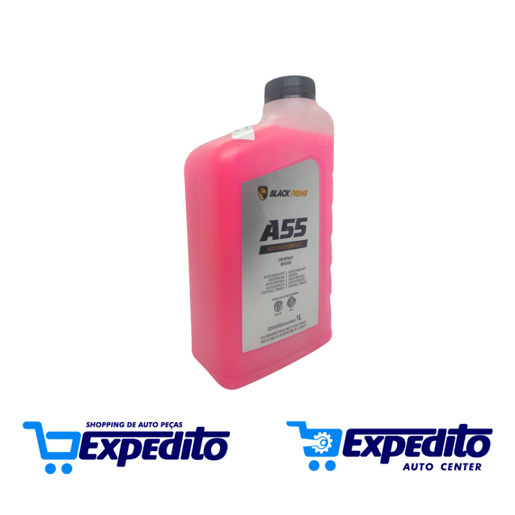 Aditivo De Radiador Concentrado A55 Rosa 1 Litro Black Prime. — imagem 2 de 2