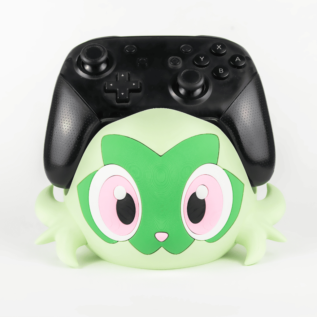 Suporte para Controle Pokémon Sprigatito | PS5, PS4, Xbox e Nintendo Switch Pro Controller