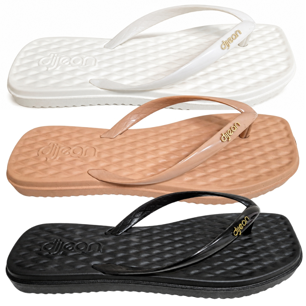 Chinelo Feminino Dijean Anatômico Leve Confortável Antiderrapante Casual