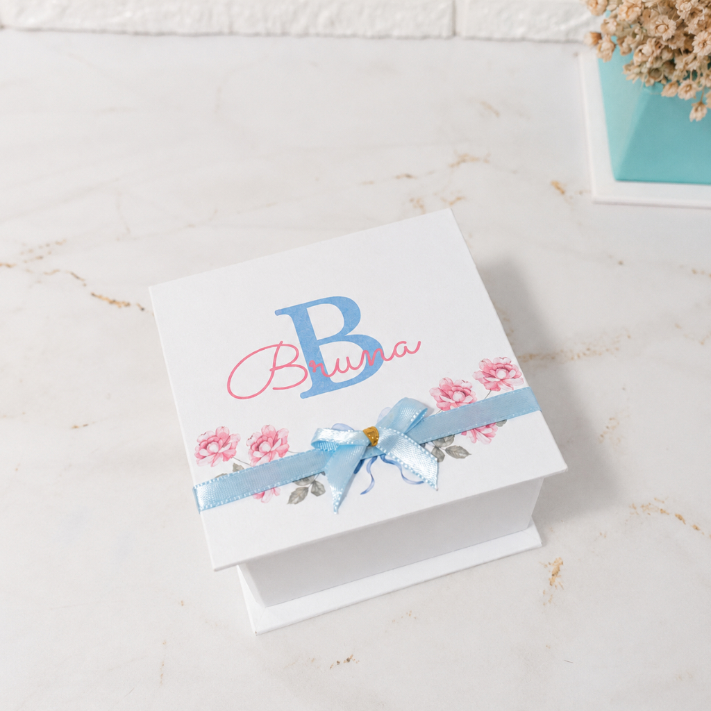 10 Caixinhas de Bênçãos Personalizada 160 Versículos | Lembrancinha Batizado Chá de Bebê e Aniversário