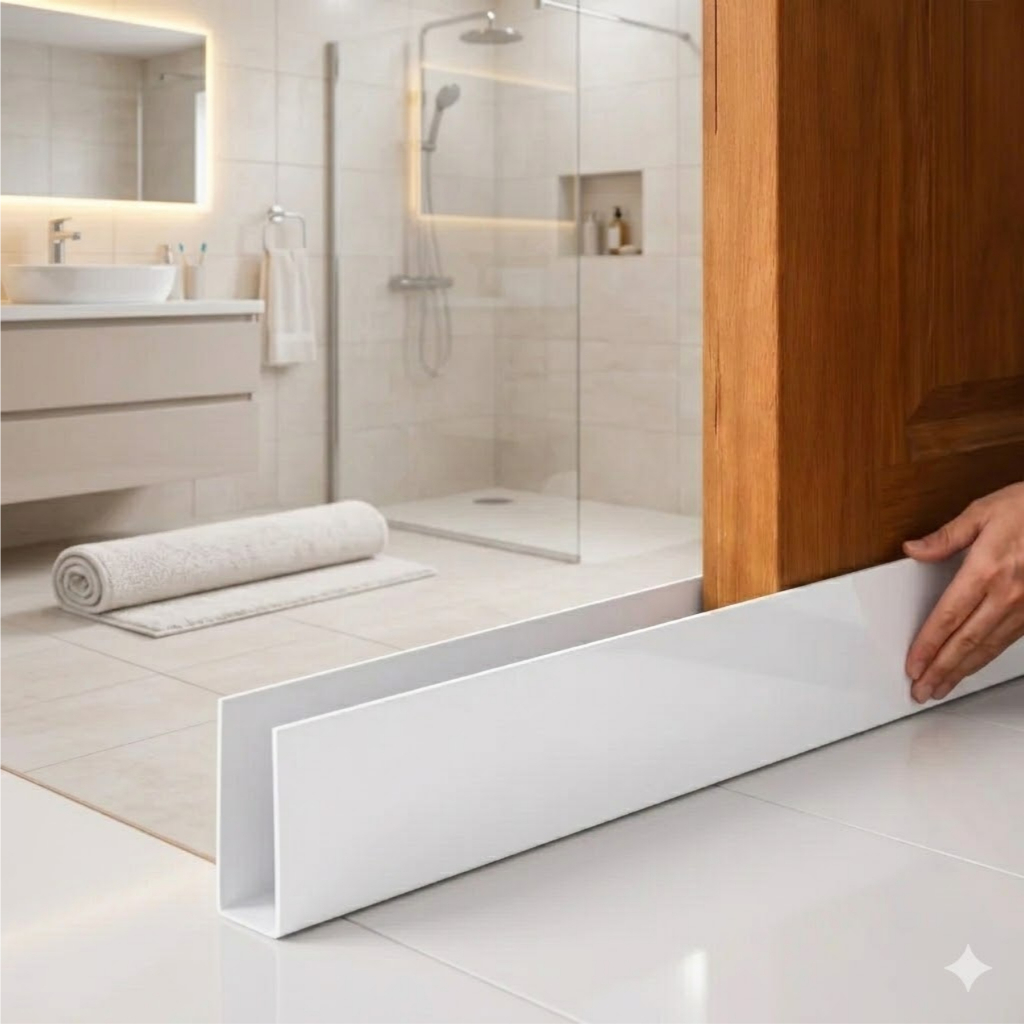 Kit 4 Protetor Salva Porta Pvc Impermeável 60/70/80/90 Cm